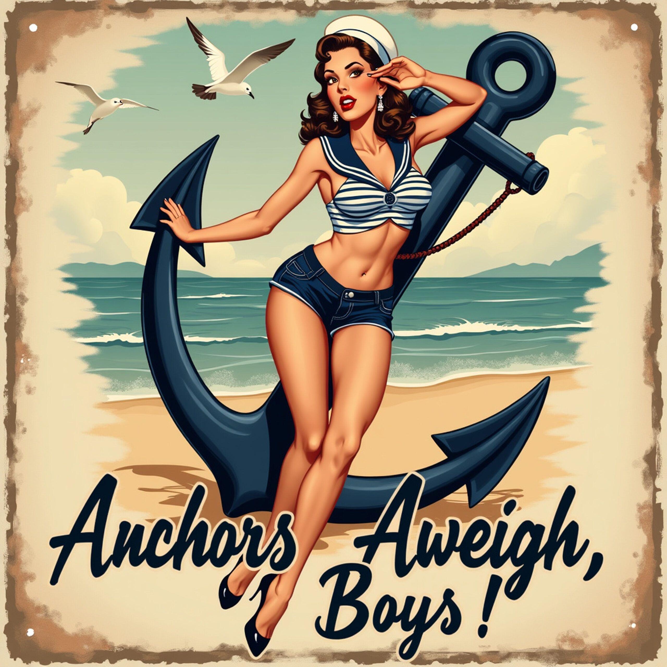 Emblemas de los 50: bikinis, tee shirts y blue jeans